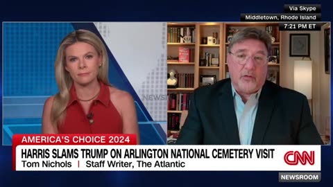 Harris skewers Trump for incident at Arlington National Cemetery