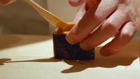 Japan urchin sushi