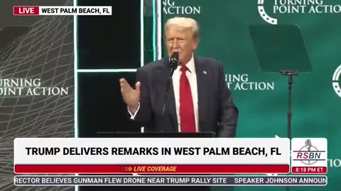 President Trump on Kamala Harris: "She was a bum three weeks ago. She was a bum.