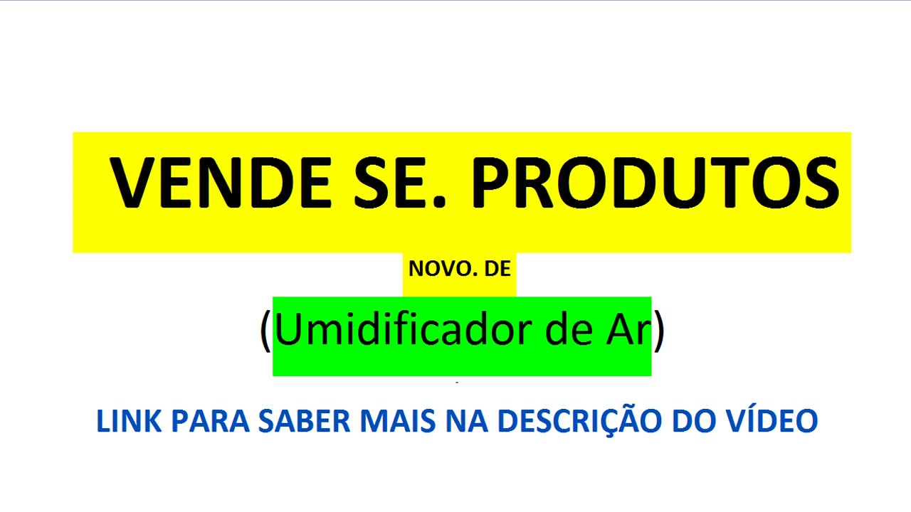 Umidificador de Ar