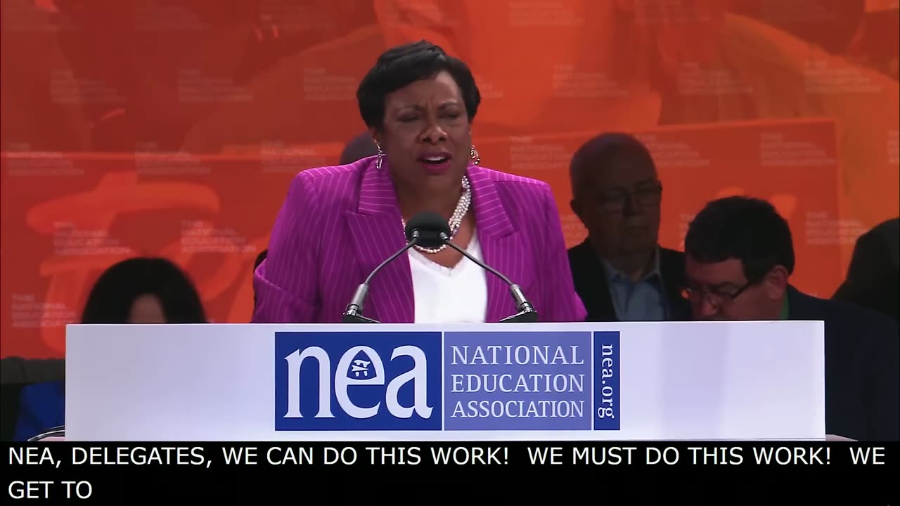 President of the NEA, Becky Pringle: "We must win ALL the things!"