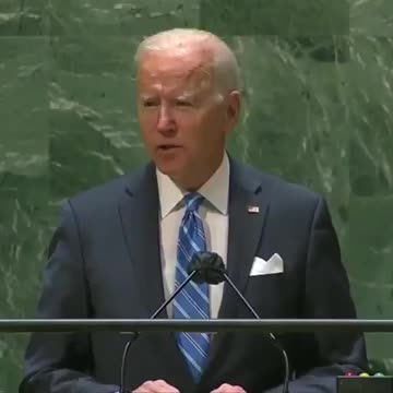 Biden addresses UN General Assembly on pandemic