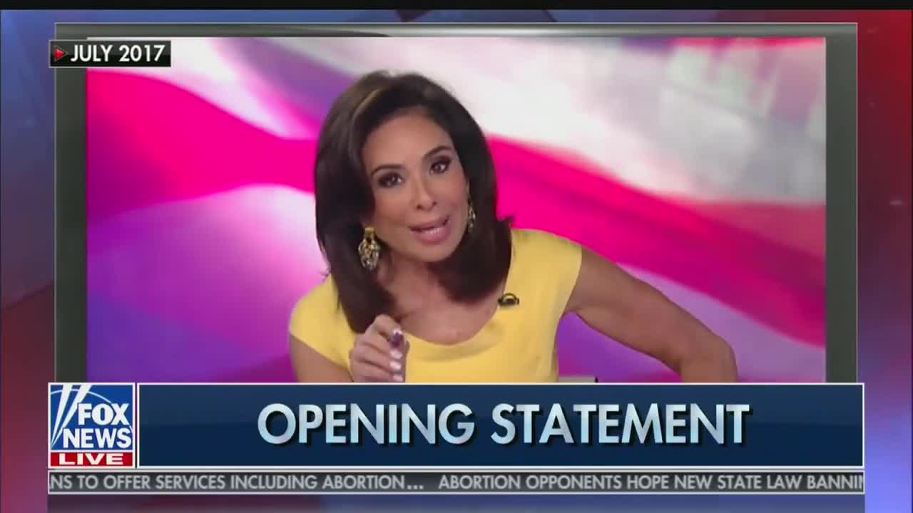 Judge Jeanine Pirro position on opposition research