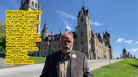 Canadian MP Martin Shields is ringing alarm bells