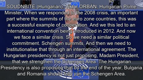 EU Hungarian Presidency, Viktor Orbán. Oct 2024