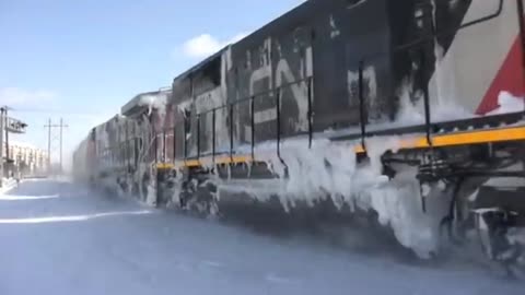 Train Snow Plow