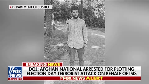 Afghan national arrested, accused of planning ISIS attack on Election Day