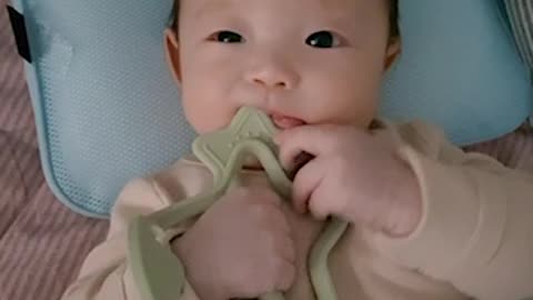 He loves teething toy