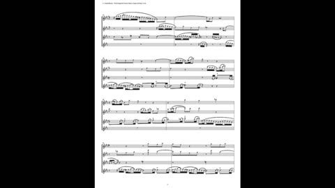 J.S. Bach - Well-Tempered Clavier: Part 2 - Fugue 20 (Flute Quartet)