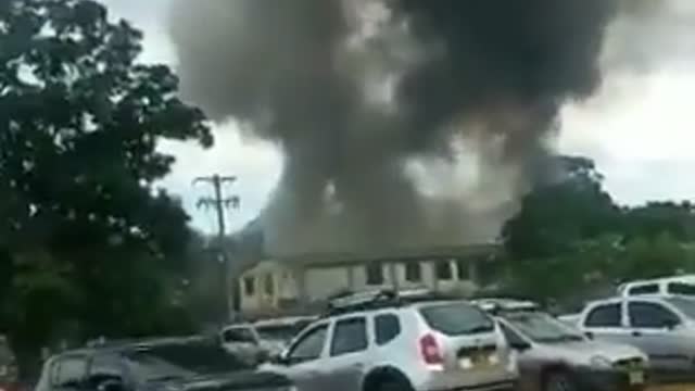 Car bomb reportedly explodes outside military facility in Colombian city of Cucuta.