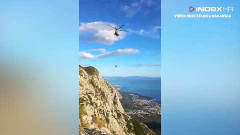 Helikopterska akcija spašavanja na Biokovu