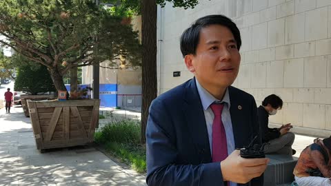 강제마스크착용을 중지하라 이동욱회장인터뷰