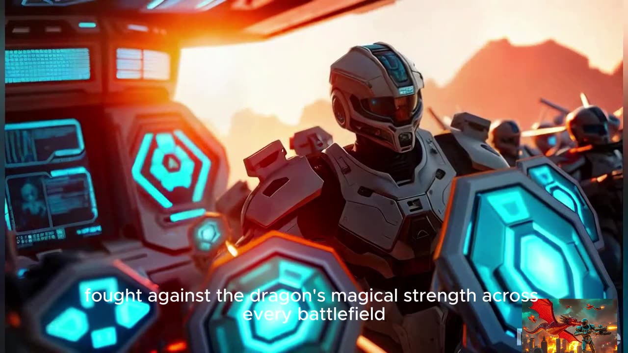 Dragons Invade Earth: The Epic Battle Against Robots!