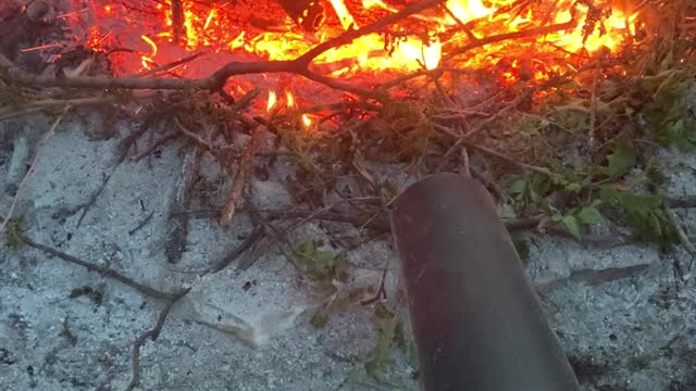Patio fire
