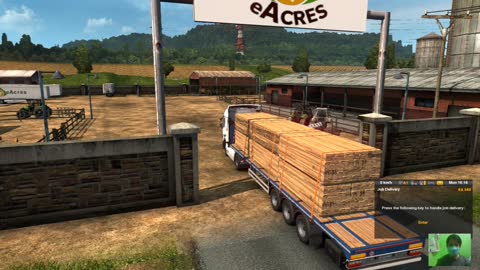 Renault T Sleeper Lumber Delivery - Euro Truck Simulator 2 Gameplay