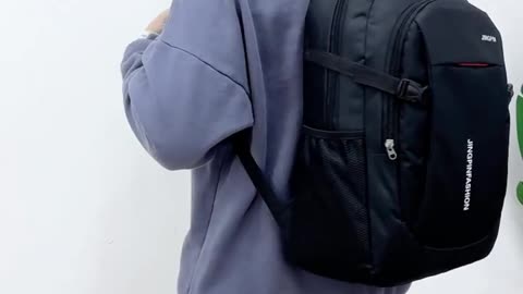 Men's Backpack, Capacity Travel Bag Computer Bag (Zipper Direction Assorted Varieties)