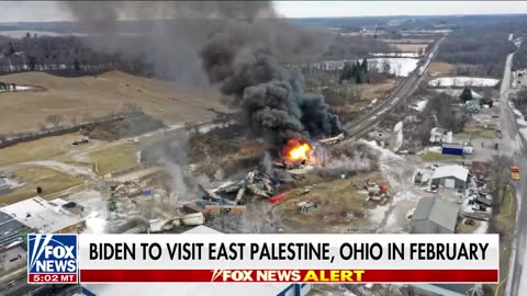 Bumbling Biden Is FINALLY Visiting East Palestine One Year After Train Derailment