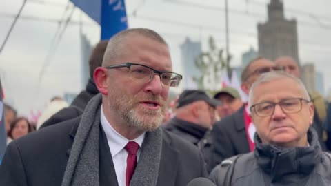 Grzegorz Braun na Marszu Niepodległości: Polska nie jest niepodległym państwem