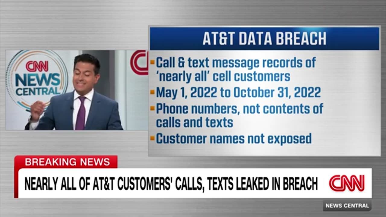 Nearly all AT&T cell customers’ call and text records exposed in a massive breach