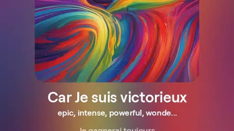 Car Je Suis Victorieux