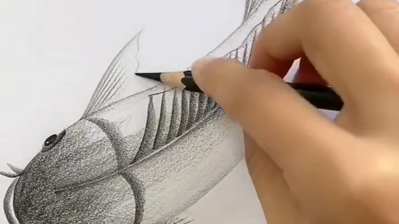 In this video how to learn pencil art 🎨