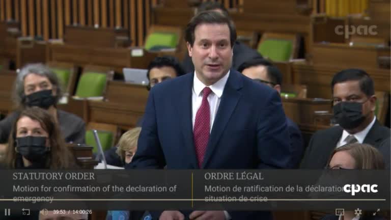 Emergencies Act Debates - Feb17-22 -Part 2 🔴 Marco Mendicino (L)