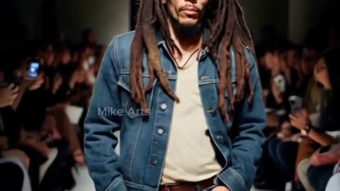 AI creates a catwalk that gathers music legends who are no longer in this world
