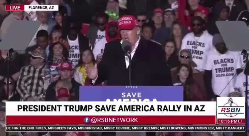 “Our country is going to be bigger and better and stronger than ever before..