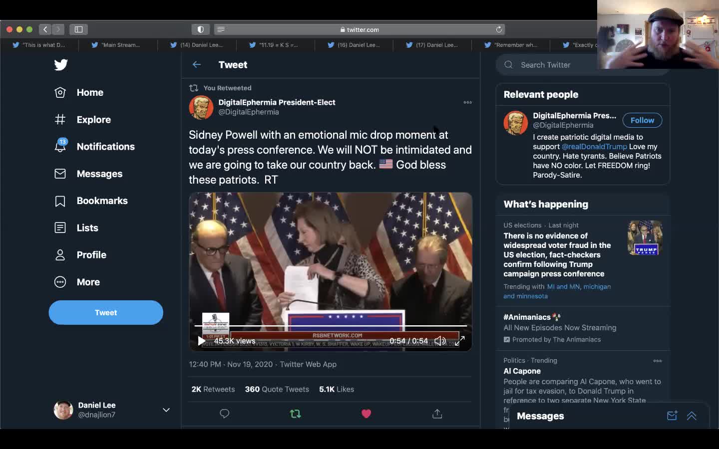 Q, Prophetic Implications of Nov 19th Bombshell Trump Legal Team Press Conference