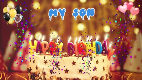 Happy birthday video For son , For baby