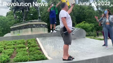 Hamilton freedom protests