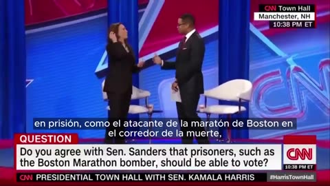 Kamala dice que debemos conversar sobre la posibilidad de que los agresores sexuales convictos voten