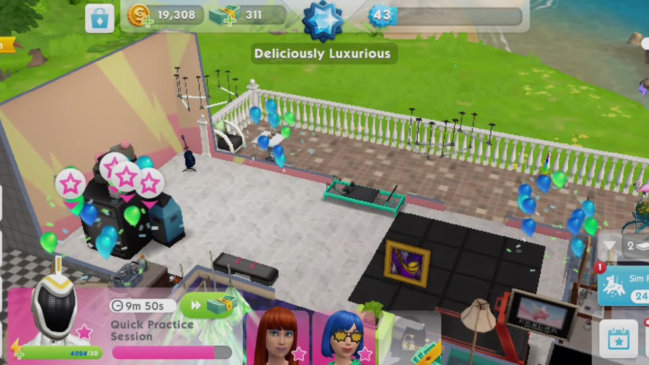 The Sims Mobile - Party Ended All Removing Items, Make Passive/Promote to Playable