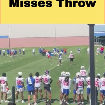 Danny Dimes Misses Throw