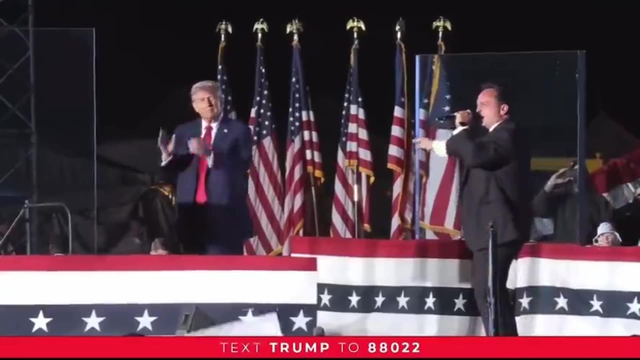 Trump, alongside Elon Musk, made a bold statement to the Deep State by playing Nessun Dorma