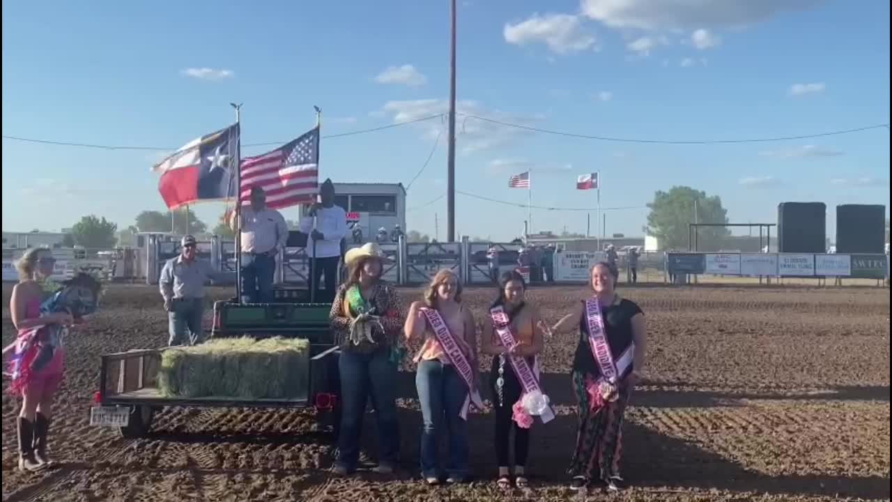 2022 Schleicher County Rodeo Queen and Court