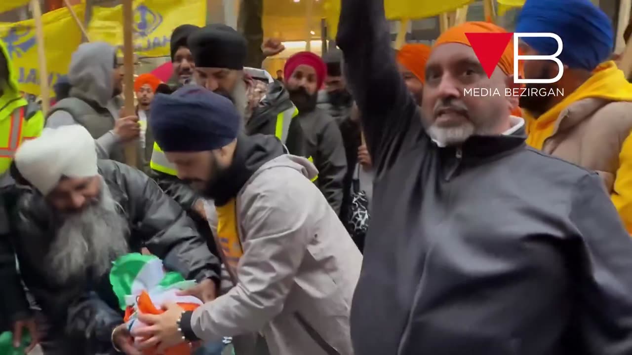 Khalistan separatists mobbed Modi’s effigy, desecrated flags in Vancouver