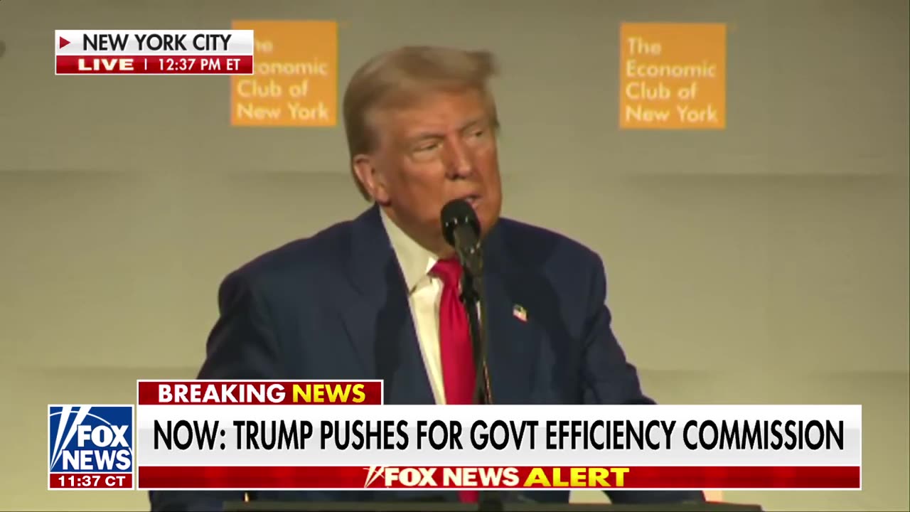 President Trump outlines his economic plan with drastic reforms in NYC