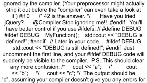 How do I comment out a code section with comments nested inside