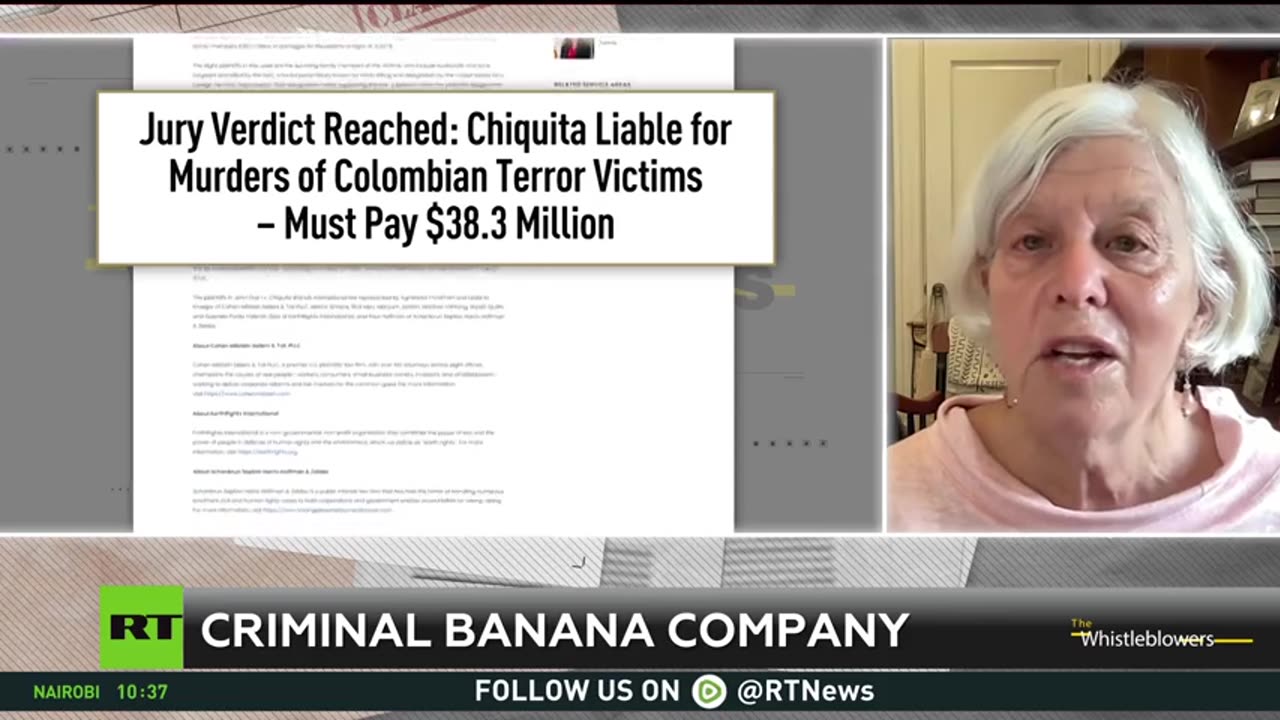 The Whistleblowers | Chiquita Brands sentenced