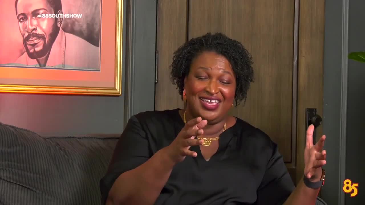 Stacey Abrams laughs at Biden Alzheimer's joke as rumours swirl about president's health