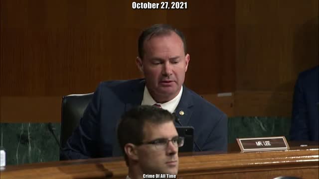 Senator Mike Lee & AG Merrick Garland 10/27/21 Part 1