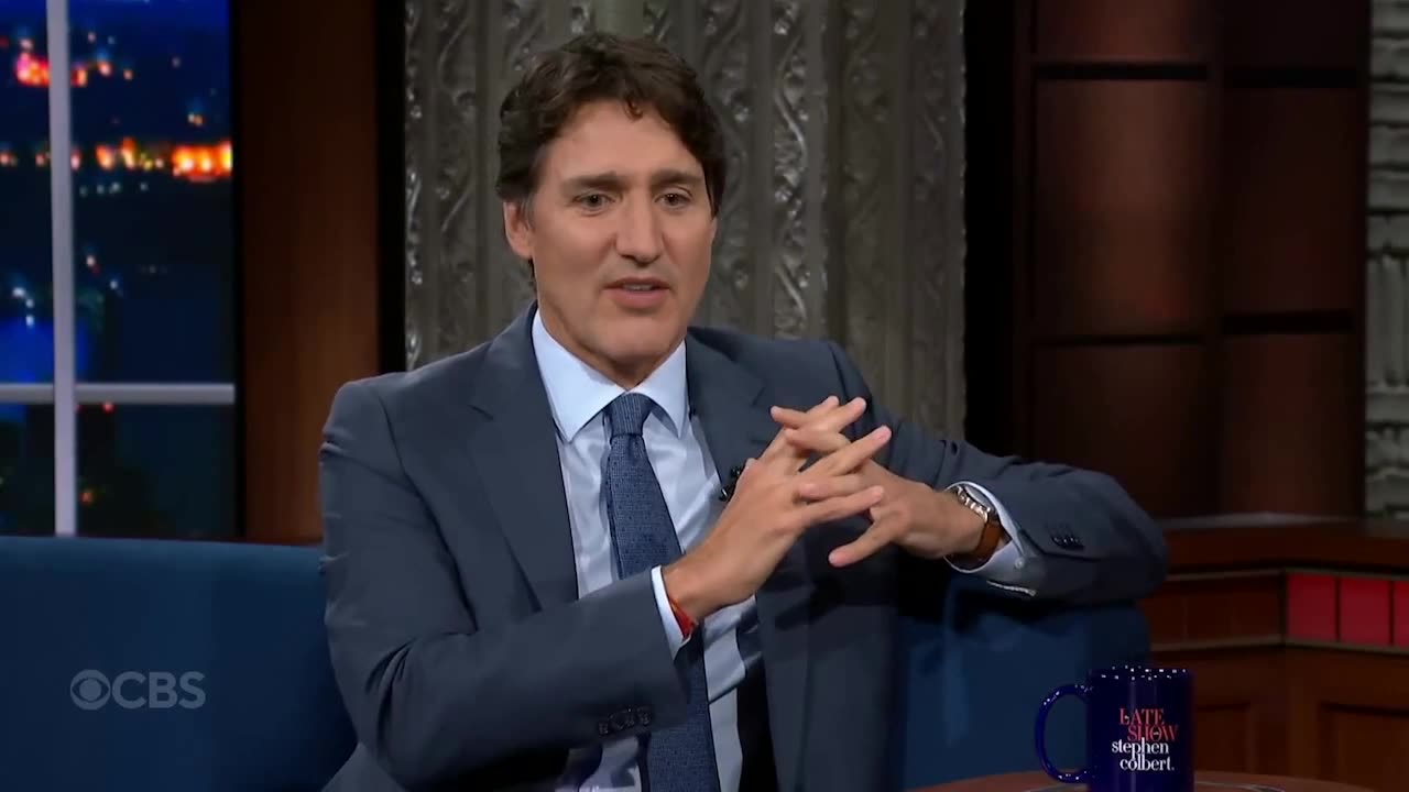 Justin Trudeau Makes Shocking Admission on The Colbert Show