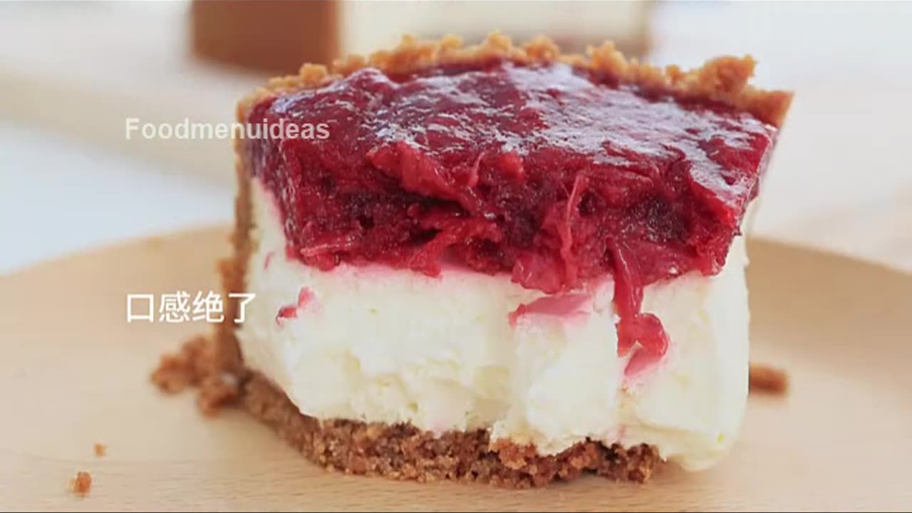 Strawberry Cheesecake #asmr #cooking #foodmenuideas01