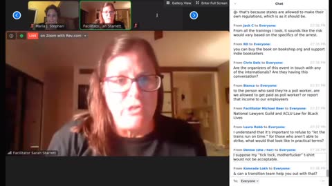 Antifa Zoom Meeting