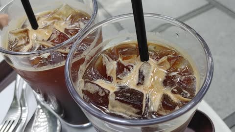 Iced coffee