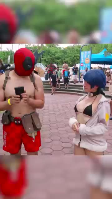 Deadpool meets Hinata Hyuga (Beach Episod