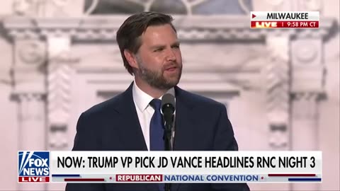 JD Vance addresses the RNC: 'I will be a vice president who never forgets where he came from'