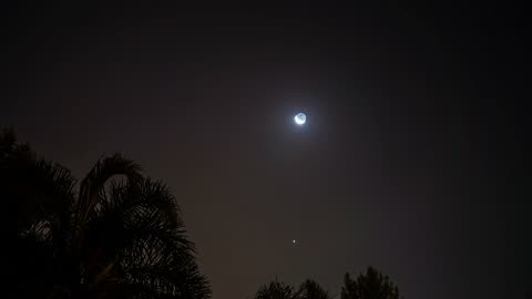 Time Lapse of Lunar Eclipse