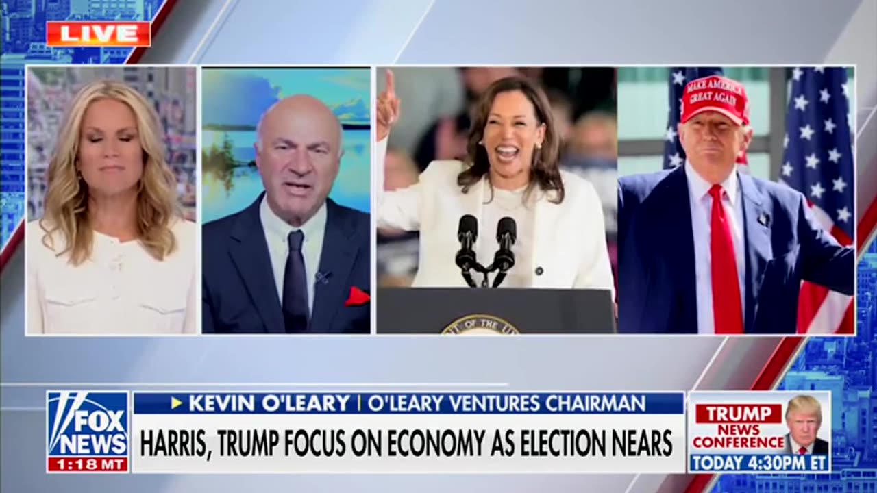 Kevin O'Leary Says Kamala Harris 'Has To Get Rid Of Biden' To Win Over Americans